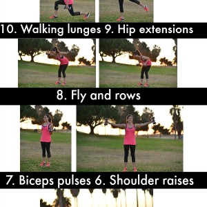 A workout you can do anywhere during this busy holiday season! All you need is a pair of dumbbells. www.fitnessista.com