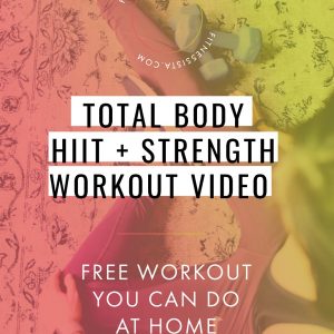 This is a full-length HIIT and strength workout you can do anywhere! Burn fat, build muscle, end in a puddle of sweat. fitnessista.com