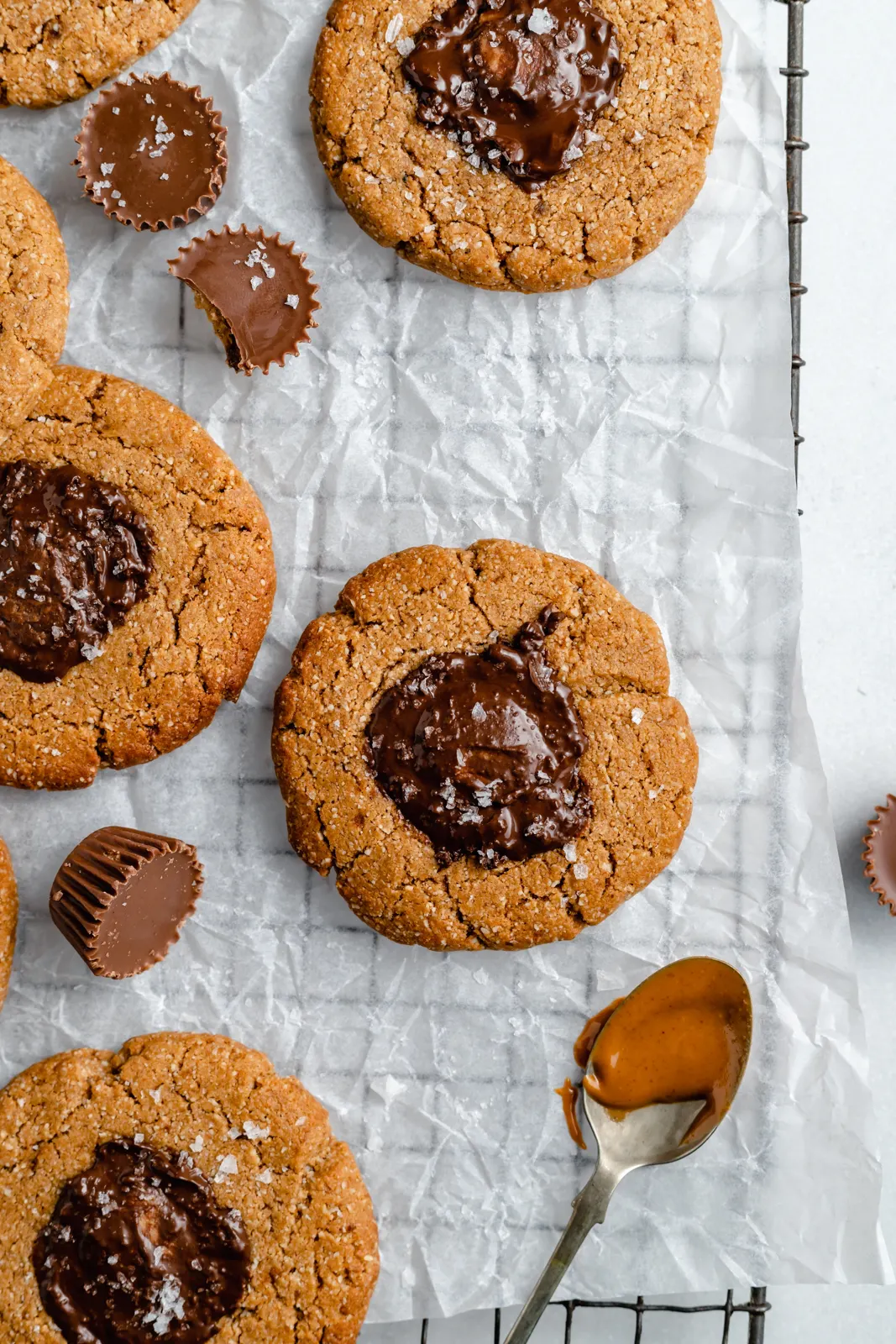 Grain-Free Peanut Butter Cup Cookies