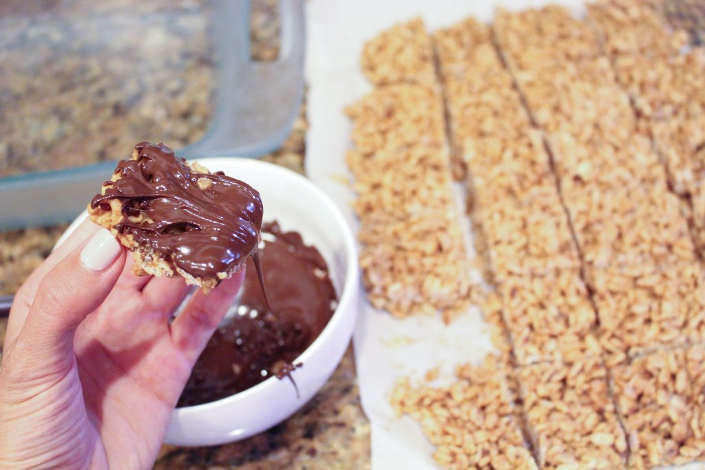 almond butter chocolate bars