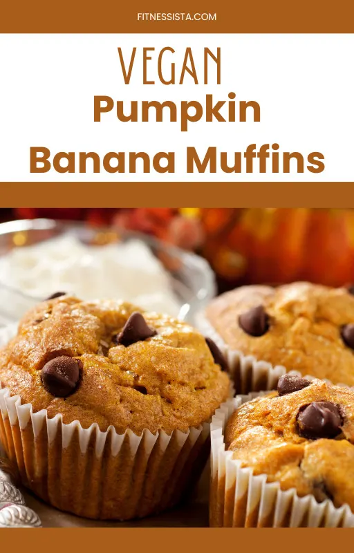 Vegan Pumpkin Banana Muffins