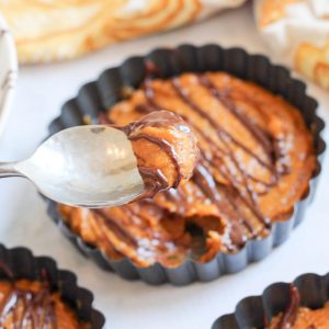 Pumpkin Protein Fudge Closeup