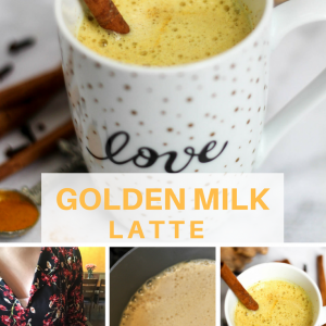 The golden milk latte! A delicious, healthy, and soothing concoction. It's lightly sweet and packed with nutrients and healing properties. fitnessista.com