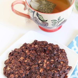 healthy baked breakfast cookie for one