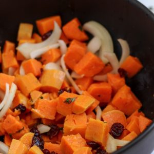 Sweet potato salad minus the mayo. A fun and healthy twist on regular potato salad with unexpected seasonings. fitnessista.com